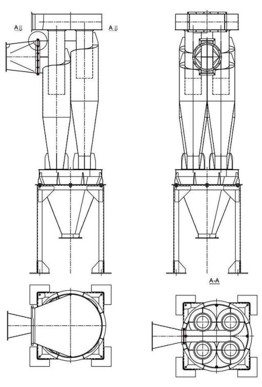 чертеж циклона У21-ББЦ в Севастополе